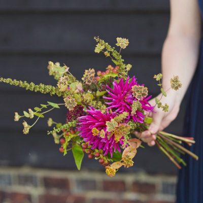 Hand-tied Flower Girl Posy