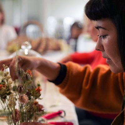 Mindful Morning with Dried Flowers