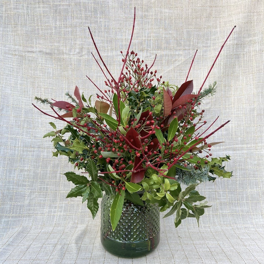 Winter Bouquet & Vase